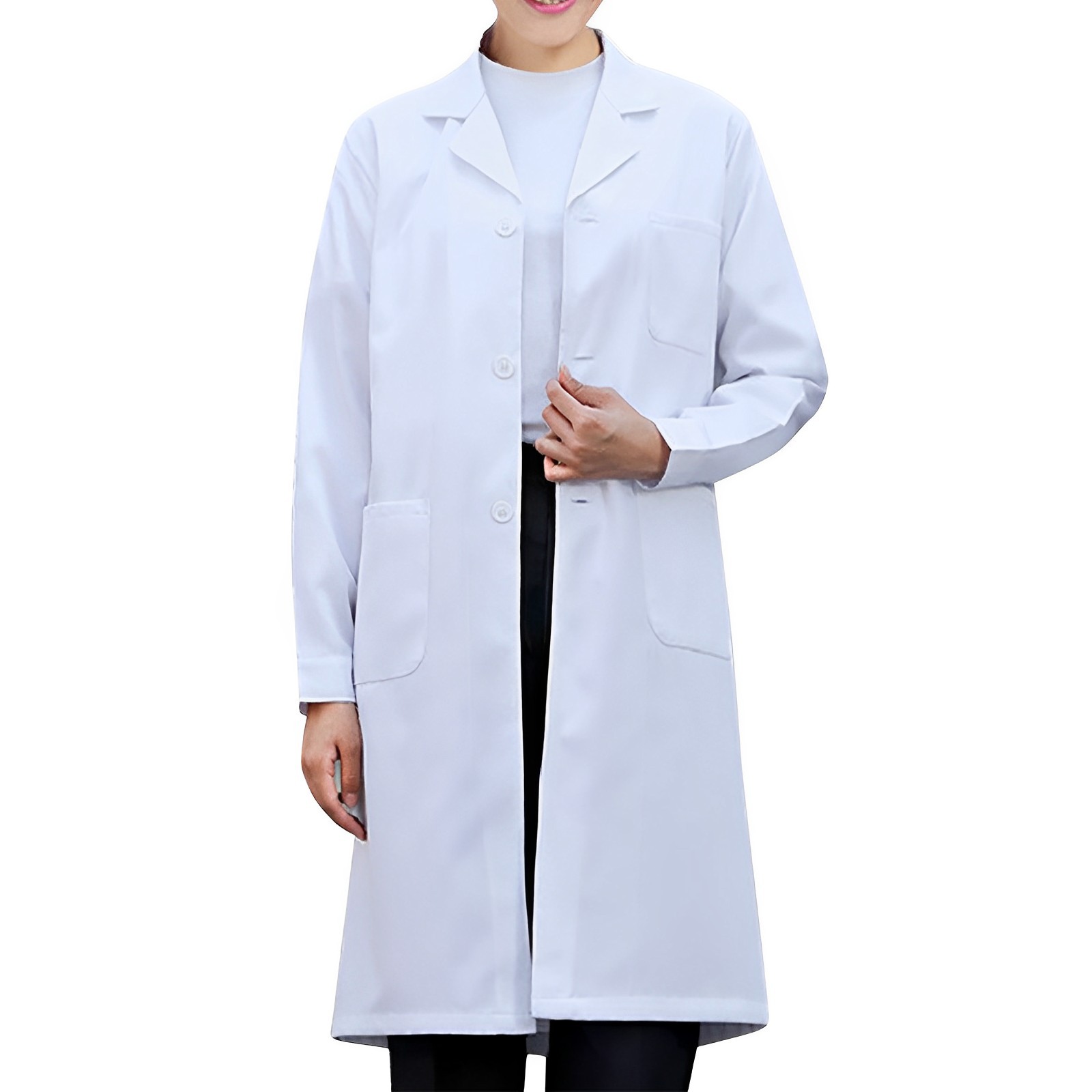 Medical Lab Coat - Белый лабораторный халат для женщин, мужчин,