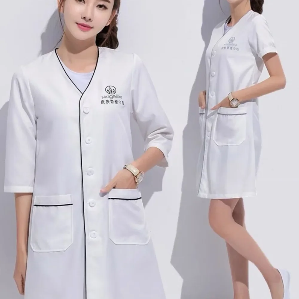 Medical Lab Coat - Униформа для косметологов с индивидуальным логотипом,
