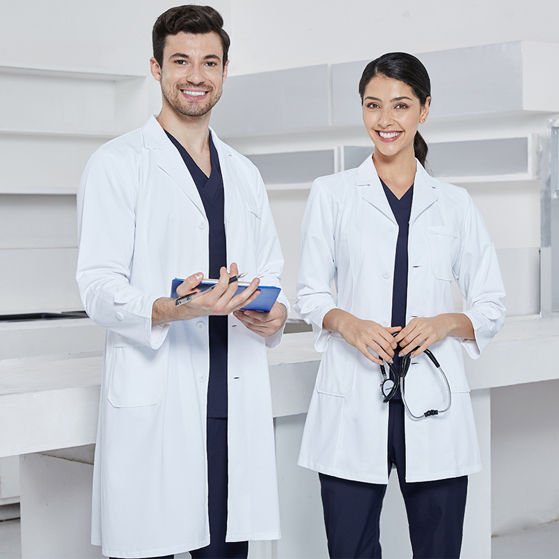 Medical Lab Coat - Лабораторные пальто Performance, шелковый халат для