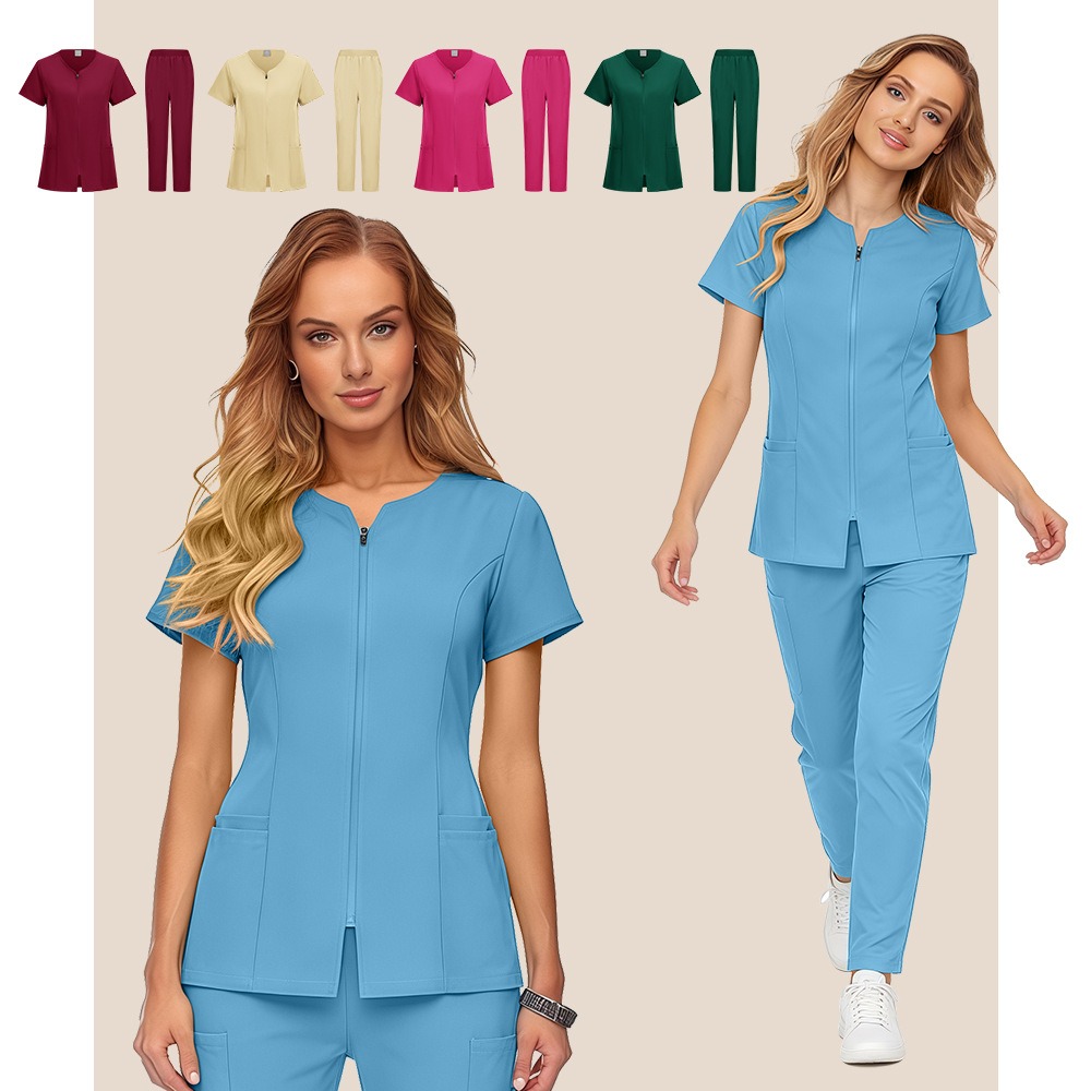 Medical Lab Coat - Оптовый медицинский костюм-комплект из спандекса: эластичная