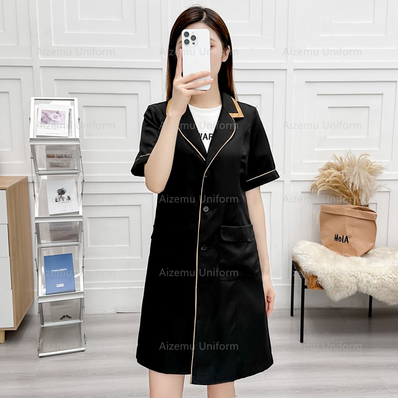 Черная косметическая форма с х – обзор и цена Medical Lab Coat