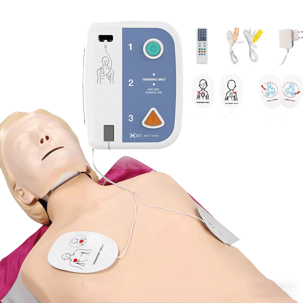20-язычный тренажер AED XFT-12 – обзор и цена Defibrillator Aed Trainer